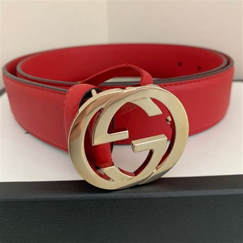 red women gucci belt|gucci belt red and black.